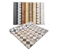 Pavimento PVC - Rivestimento Pavimento Finto Legno, Parquet - Copri Pavimento Vinilico a Rotolo, Su Misura - 200x400 cm - Mosaico sabbia