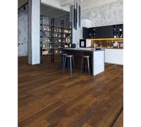 Pavimento SPC Incando noce sp 5+1 mm 121x19,2 cm Noce