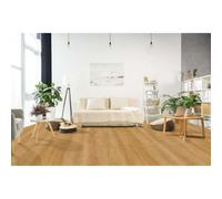 Pavimento SPC Platano marrone chiaro sp 4+1 mm 121,9x17,8 cm Marrone chiaro