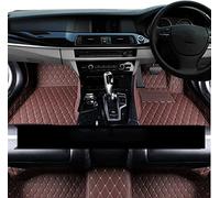 Pavimento Tappetini Per TT 8J MK2 2007~2014 Tappetini Per Auto In Pelle Di Lusso Tappeti Per Protettivi Per Durevoli Set(RHD Dark Brown)