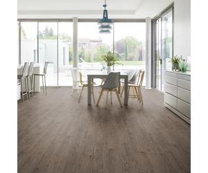 Pavimento vinilico Gerflor Senso audtoadesivo Noisette sp 2 mm 91,4x15,2 cm Hazelnut