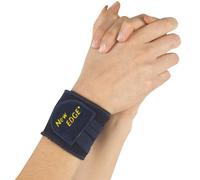 PAVIS - Polsiera Elastica Regolabile - Doppia Chiusura a Velcro - Ambidestra, Traspirante - 100% Cotone - Supporto per Traumi e Infiammazioni - Taglia: Baby - Made in Italy