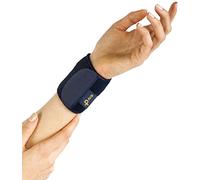 PAVIS - Polsiera Elastica Semplice - Ambidestra, Regolabile, Traspirante - 100% Cotone -Prevenzione e Supporto per Traumi e Infiammazioni - Facile da Indossare - Made in Italy