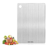 Pavlleen Tagliere in acciaio inox,Tagliere in Titanio per Cucina (30*20cm)
