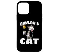 Pavlovs Cat Gatto Cartoni Esperimento Pavloviano Del Cane Custodia per iPhone 12 mini