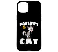 Pavlovs Cat Gatto Cartoni Esperimento Pavloviano Del Cane Custodia per iPhone 15 Plus