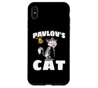 Pavlovs Cat Gatto Cartoni Esperimento Pavloviano Del Cane Custodia per iPhone XS Max