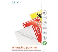 PAVO 2x75 Micron A4 Laminating Pouch (Pack of 100)