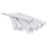 Pavo 8001934, Pettine di Platica, 16 mm, Bianco (White), Confezione da 100 pezzi