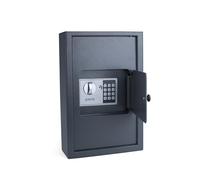 PAVO Armadio Porta Chiavi da Esterno ad Alta Sicurezza e Robusto, per fino a 50 Chiavi - Grigio, 8009022