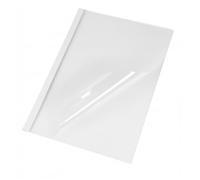 Pavo - Copertine per rilegatura a caldo/Copertine termorilegatura, formato A4, larghezza dorso 3 mm per 16-30 fogli, 100 pz, colore: Bianco/trasparente