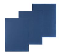 Pavo - Copertine per rilegatura effetto lino, formato DIN A4, 250 g/m², confezione da 100 pz, blu