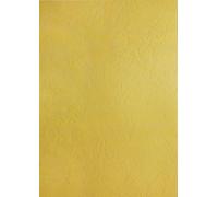 Pavo - Copertine per rilegatura effetto vera pelle, formato DIN A4, 250 g/m², confezione da 100 pz, Giallo