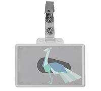 Pavo Premium - Targhette in PVC duro con clip, 1 confezione a, 50 pezzi, 54 x 86 mm