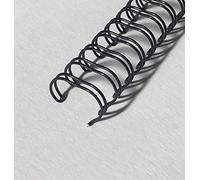 Pavo - Spirale per rilegatura, formato A4, 7.9 mm, suddivisione 3:1, 100 pezzi, per 36-50 fogli, Nero