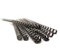 Pavo - Spirali per Rilegatura - Set di 25 pettini assortiti, colore : Nero
