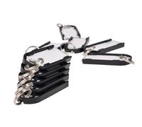 Pavo - Tecnologia Magnetica, Confezione da 10 Portachiavi Magnetici, Magneti, 10 Pezzi - Colore Nero, 8015368