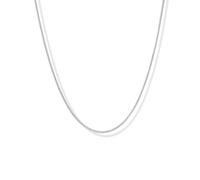 PAVOI Collana a catena impermeabile da donna, placcata in oro 14 K, a spina di pesce, serpente, corda, ro, maglia cubana e graffetta, gioiello alla moda alla moda, 16", Metallo, Non pietra