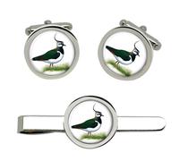 Pavoncella Gemelli E Fermacravatta Set