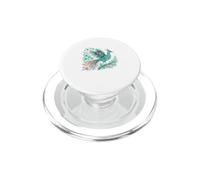 Pavone Floreale Uccello Piume Arte Botanica PopSockets PopGrip per MagSafe