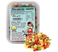 Pavone GR 150 Frutta CANDITA A CUBETTI per Decorazione di Dolci Macedonia per PANETTONI E Colombe