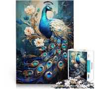 Pavone mitico Puzzle da 1000 pezzi per adolescenti Aiuta il cervello ad allenare i giocattoli che creano dipendenza per coltivare la pazienza Regalo divertente 38x26cm