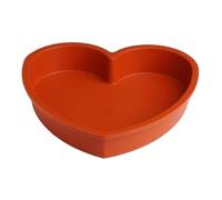 Pavoni stampo cuore cm 24x20x3,5 resistente da - 40 °+ 280°