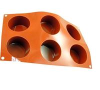 Pavoni Stampo da 6 muffins (professionale) in silicone