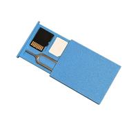 Pavsicgn Custodia per Schede di Memoria Computer - e Impermeabile alla Polvere | Porta Schede Antipolvere | per Donne Uomini Adulti Viaggiatori Tecnologia Campeggio Crociera Vacanza