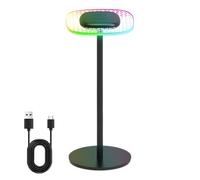 Pavsicgn Lampada da Tavolo | Cambio Colore Ricaricabile Moderno - Lampada LED per Illuminazione Ambientale - Per Studio Lettura Riposo Sonno Party Comodino Lato Dormitorio Sala Da Pranzo Appartamento