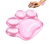 Paw Grape Cat Support Rest Cushion Clear | Morbido gel mouse poggiapolsi per computer, laptop, giochi, ufficio, scuola, casa, comodo supporto per le mani