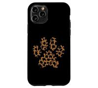Paw Leopard Print Cool Dog Love Animal Stampa leopardata con ghepardo Custodia per iPhone 11 Pro