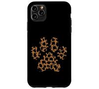 Paw Leopard Print Cool Dog Love Animal Stampa leopardata con ghepardo Custodia per iPhone 11 Pro Max