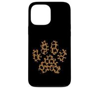 Paw Leopard Print Cool Dog Love Animal Stampa leopardata con ghepardo Custodia per iPhone 13 Pro Max