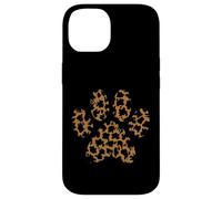 Paw Leopard Print Cool Dog Love Animal Stampa leopardata con ghepardo Custodia per iPhone 14