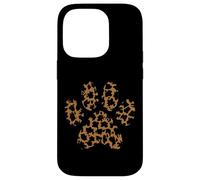 Paw Leopard Print Cool Dog Love Animal Stampa leopardata con ghepardo Custodia per iPhone 14 Pro