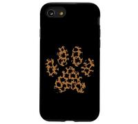 Paw Leopard Print Cool Dog Love Animal Stampa leopardata con ghepardo Custodia per iPhone SE (2020) / 7 / 8