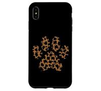 Paw Leopard Print Cool Dog Love Animal Stampa leopardata con ghepardo Custodia per iPhone XS Max