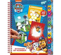 Paw Patrol - 10 adesivi puzzle con motivi numerati, 23,00/2,00/19,00