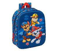 PAW PATROL - Zaino per asilo 3D, facile da pulire, ideale per bambini di diverse età, comodo e versatile, qualità e resistenza, 22 x 10 x 27 cm