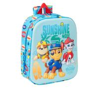 PAW PATROL 3D Nursery Backpack, Adaptable to Cart, Easy Cleaning, Ideal for Chil