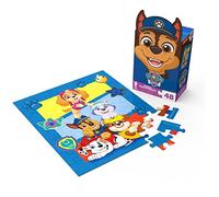 PAW Patrol - 48 pezzi puzzle in simpatica confezione regalo con orecchio Chase Marshall Skye Everest Rubble Ryder PAW Patrol puzzle