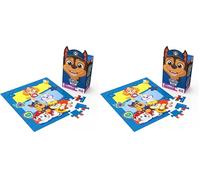 PAW Patrol - 48 pezzi puzzle in simpatica confezione regalo con orecchio Chase Marshall Skye Everest Rubble Ryder PAW Patrol puzzle (Confezione da 2)