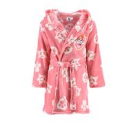 PAW PATROL Accappatoio da bambina | morbido vestaglia | Coral Fleece | con cappuccio e motivo Skye misura 98 128, rosa chiaro, 116