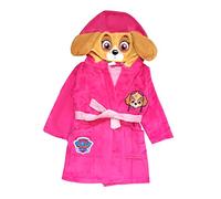 Paw Patrol Accappatoio Skye con cappuccio per bambina, rosa, età 18 mesi - 6 anni, Skye, 18-24 mesi