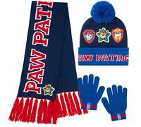 Paw Patrol Accessori Invernali Ragazzo per Scuola e Viaggiare - Regalo Bambino (Navy/Red)