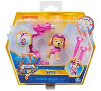 PAW Patrol, Action Figure da Collezione Film Skye con Zaino a Clip e 2 proiettili, Giocattoli per Bambini dai 3 Anni in su