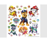 Paw Patrol, adesivo da parete per cameretta dei bambini, decorazione per bambini, di AG Design, 30 x 30 cm, ADKS 3946