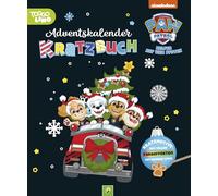PAW Patrol Adventskalender Kratzbuch: Kratzmotive mit tollen Farbeffekten für Kinder ab 5 Jahren. Mit Bambus-Stick