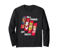 Paw Patrol All Paws On Deck Action Pup Maglia a Manica